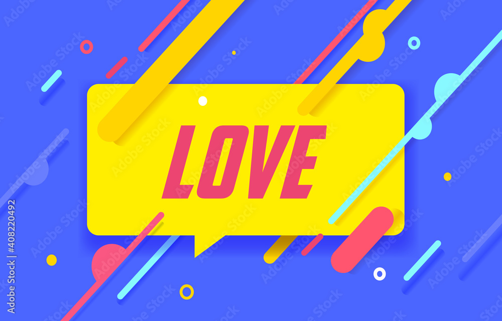 Fotografie LOVE in design banner