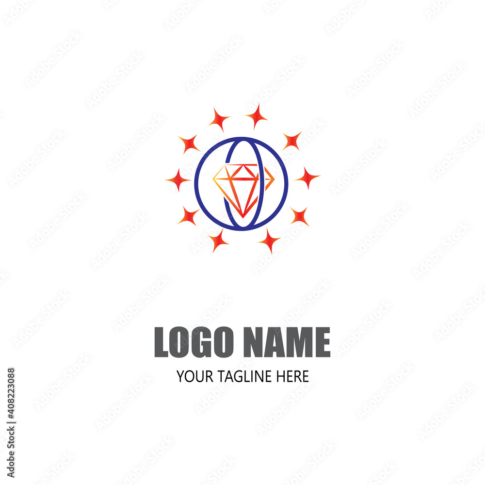 Diamond Logo Template vector icon illustration design Diamond Logo Template vector icon illustration design