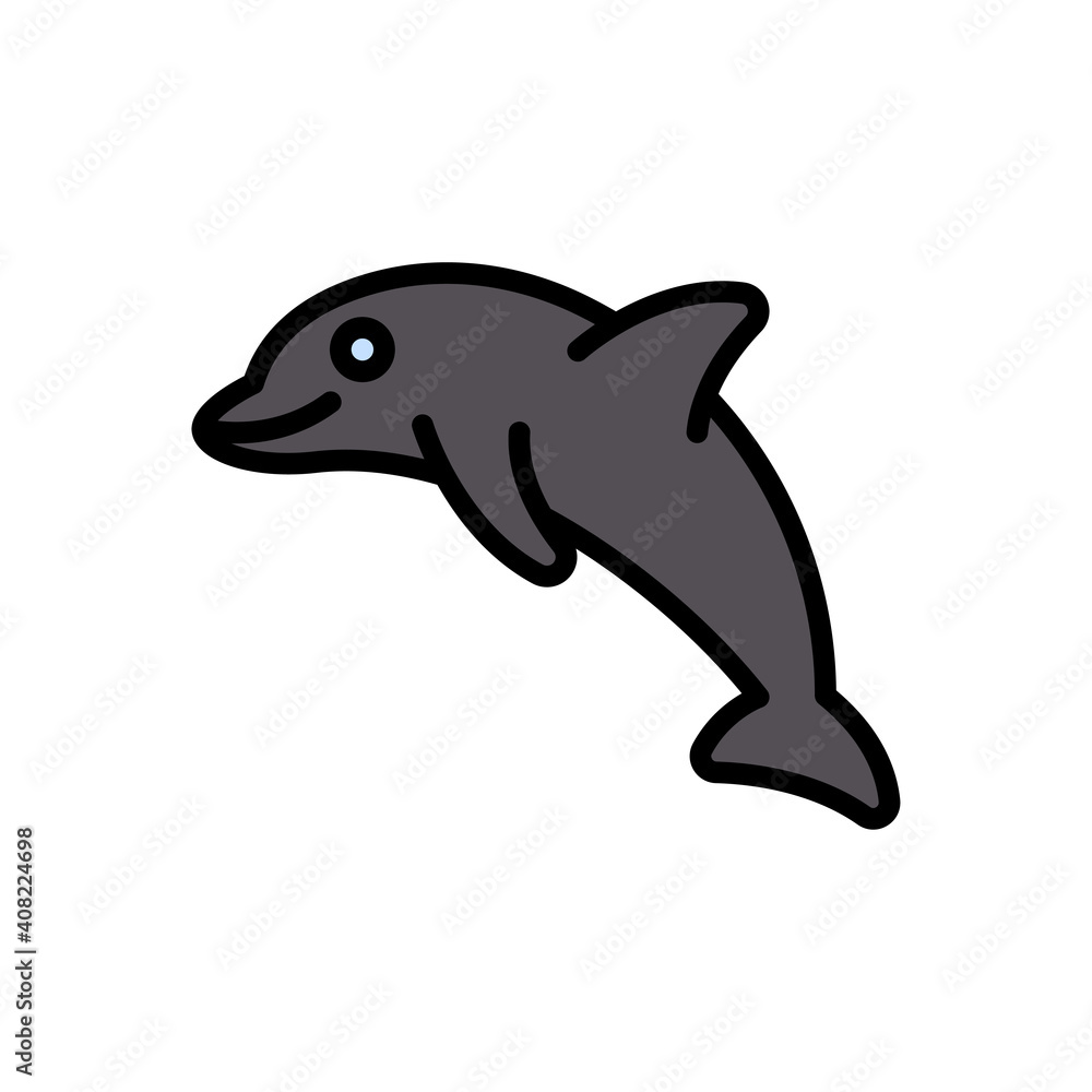 Naklejka premium dolphin