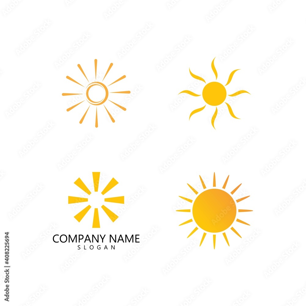 sun illustration logo sun illustration logo