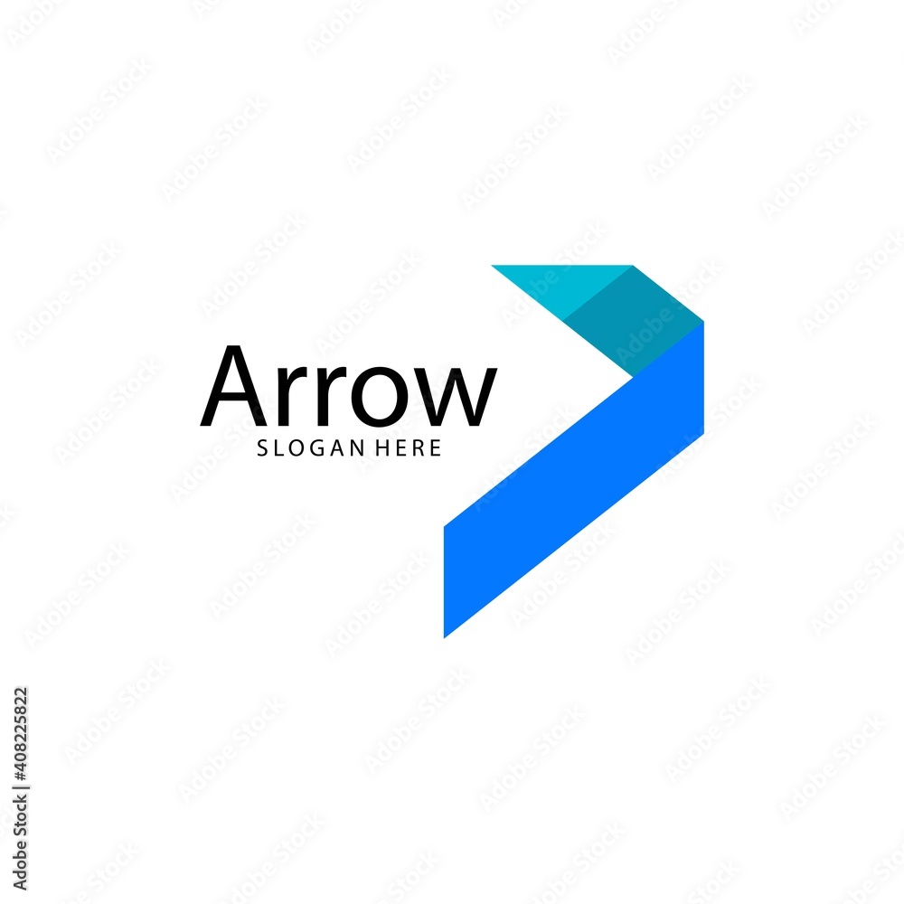 Arrow illustration logo Arrow illustration logo