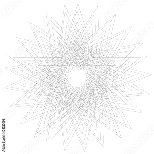 From the editable star outline to an abstract ornament