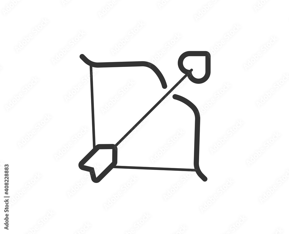 Bow icon. Valentine's day black line sign. Premium quality graphic design pictogram. Outline symbol icon for web design, website and mobile app on white background. Monochrome icon of holidays Bow icon. Valentine's day black line sign. Premium quality graphic design pictogram. Outline symbol icon for web design, website and mobile app on white background. Monochrome icon of holidays