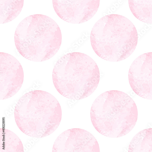 Watercolor circle seamless ...