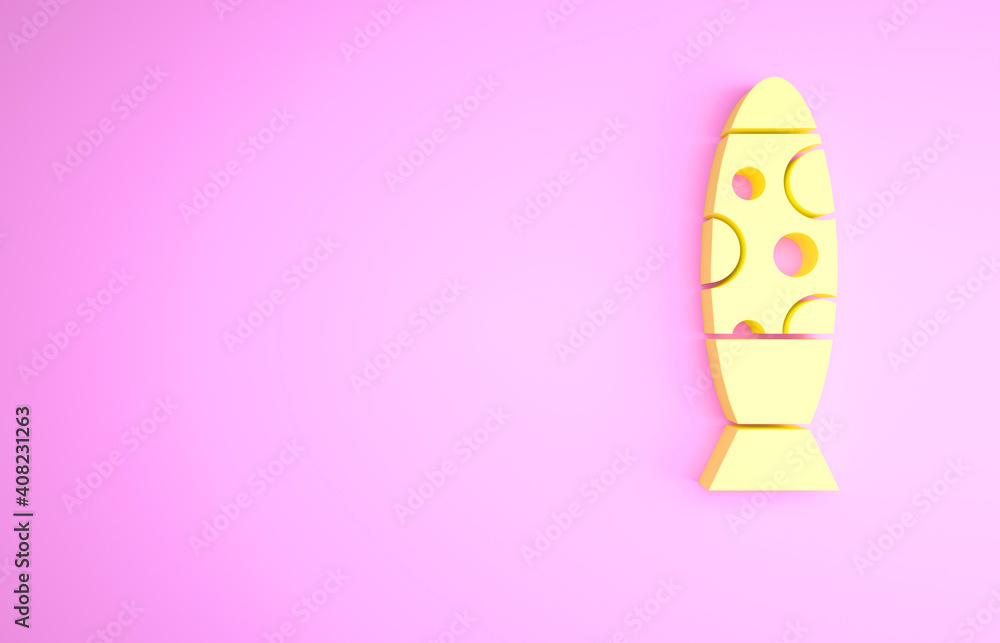 Yellow Floor lamp icon isolated on pink background. Minimalism concept. 3d illustration 3D render. Yellow Floor lamp icon isolated on pink background. Minimalism concept. 3d illustration 3D render.