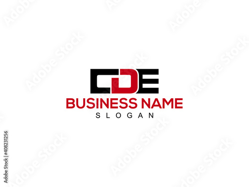 CDE Logo letter Design For Business photo