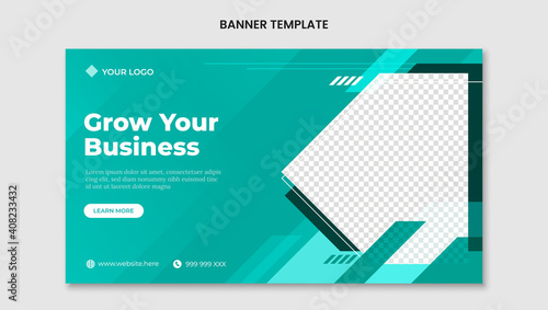 Grow your business web banner template