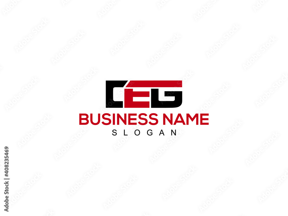 CEG logo vector And Illustrations For Business - obrazy, fototapety, plakaty 