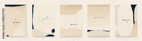 Contemporary abstract universal background templates. Minimalist aesthetic.