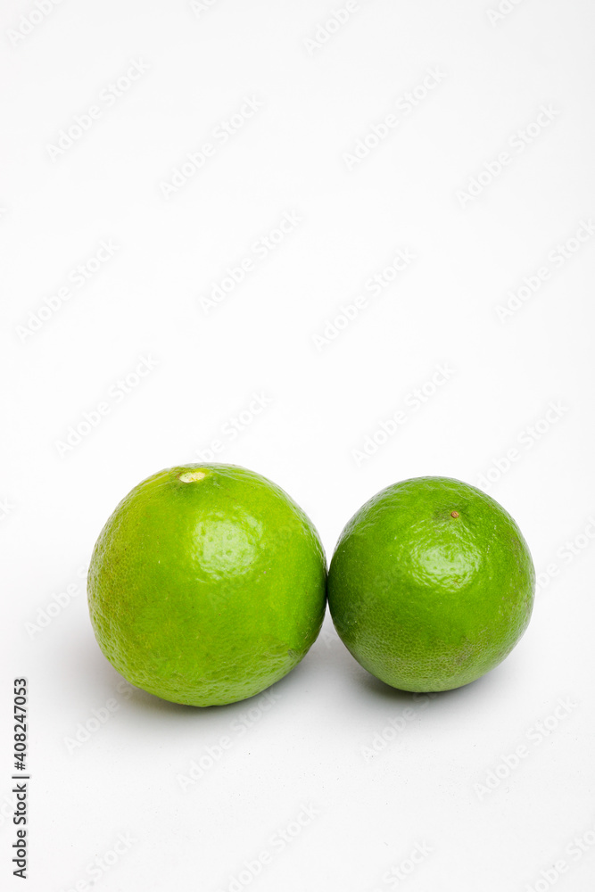 Fresh lime isolated on white background Fresh lime isolated on white background