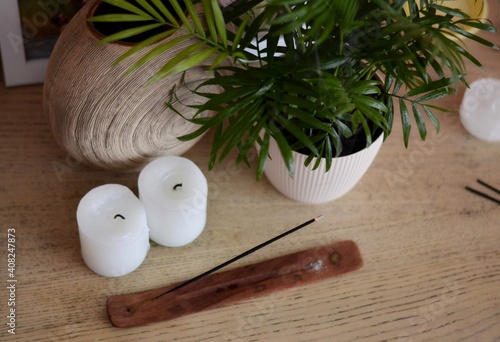 relax, household, candle, aroma, aromatherapy, herb, vegetation, greenery