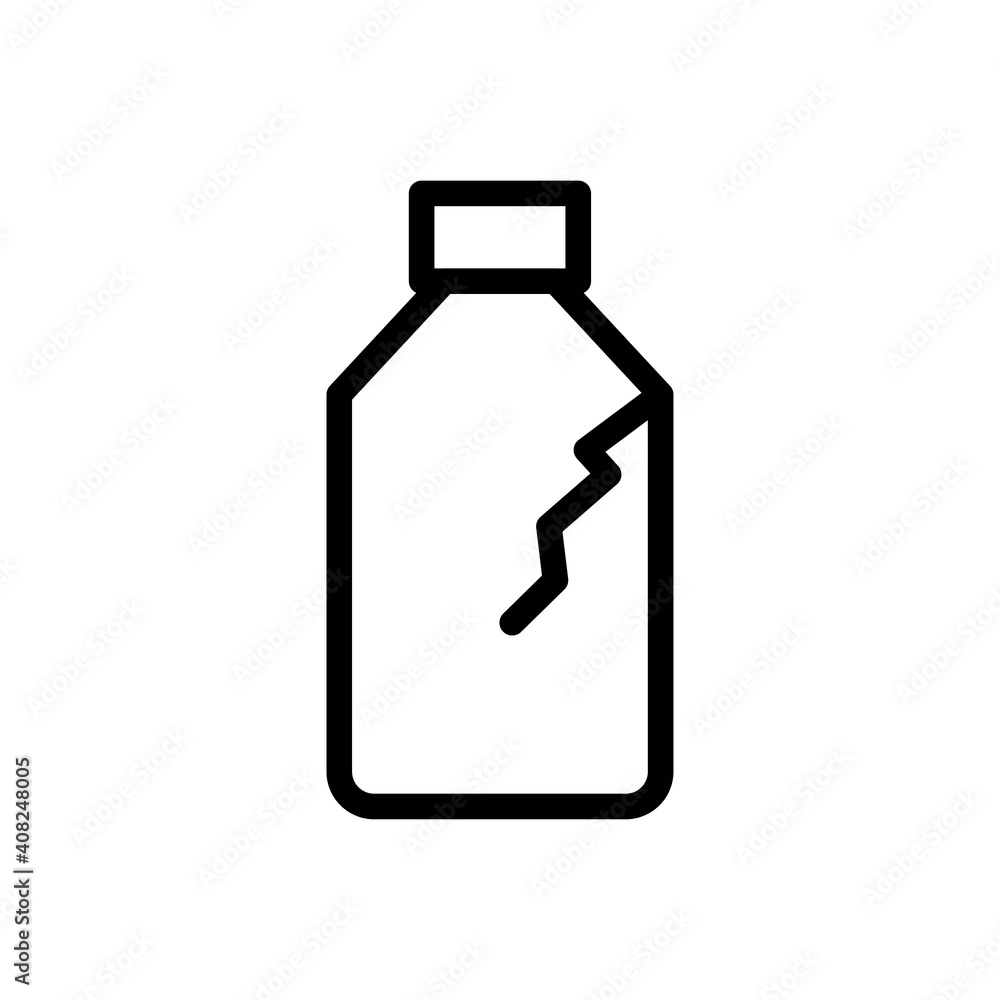 broken plastic bottle broken plastic bottle