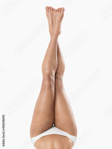 Female legs. Spa beauty concept. Foot care.