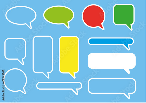 Bulles discussions - Bulles dialogue vecteur