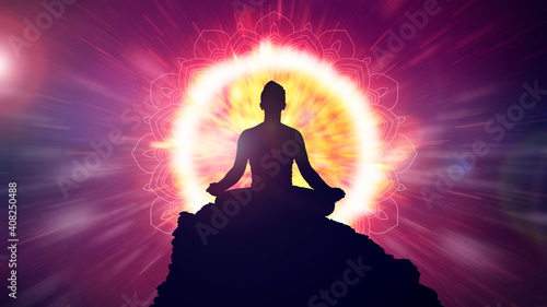 Fotografie Power of meditation