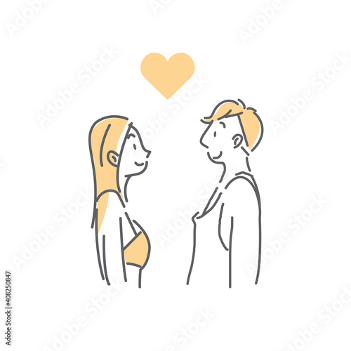 Safe Sexに関するカップルのシンプルで健康的な線画イラスト Stock Illustration Adobe Stock Safe Sexに関するカップルのシンプルで健康的な線画イラスト Stock Illustration Adobe Stock