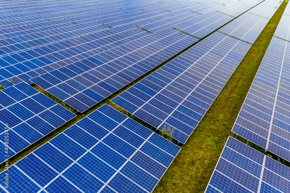 Solar farm on dutch countryside in Groningen Solar farm on dutch countryside in Groningen
