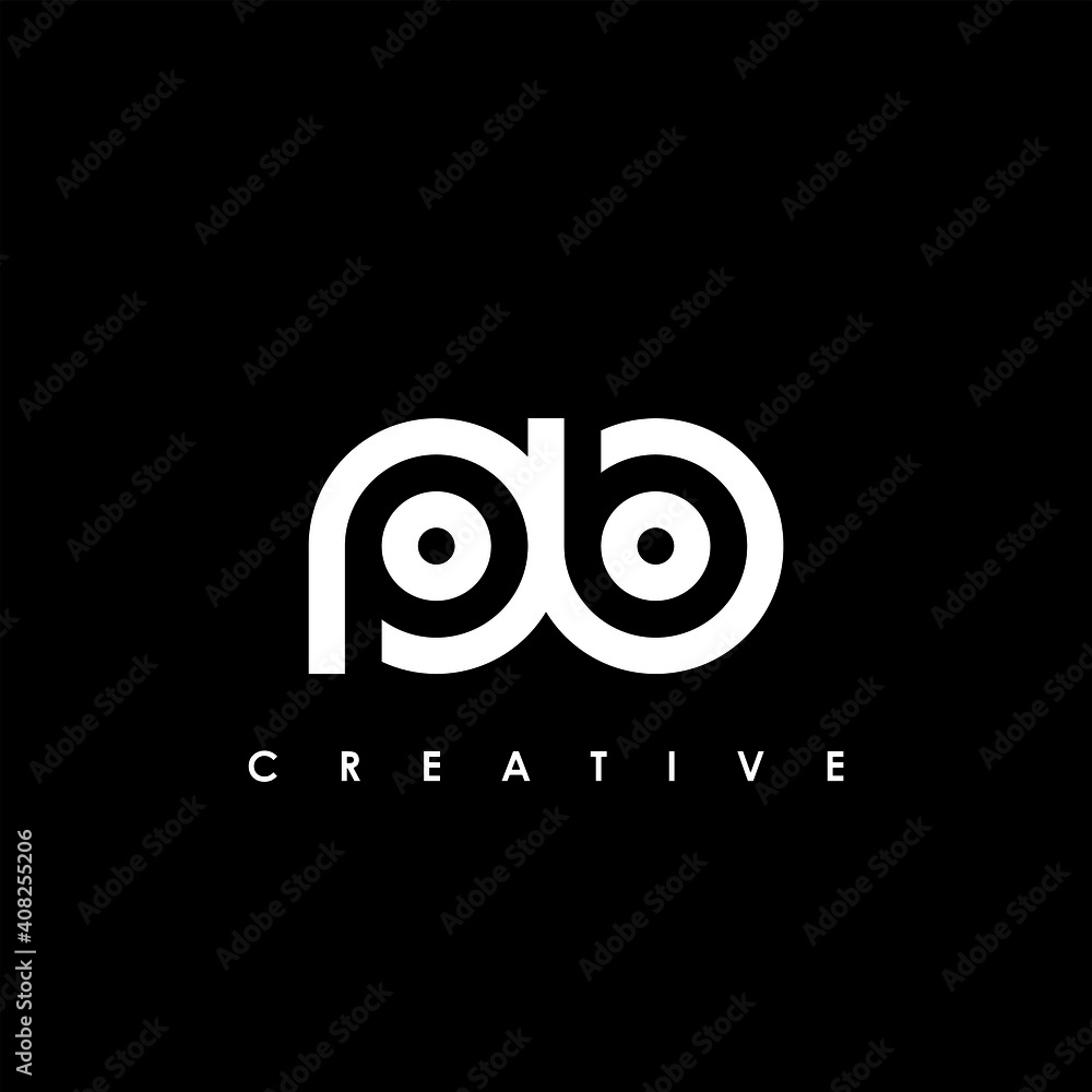 PB Letter Initial Logo Design Template Vector Illustration PB Letter Initial Logo Design Template Vector Illustration