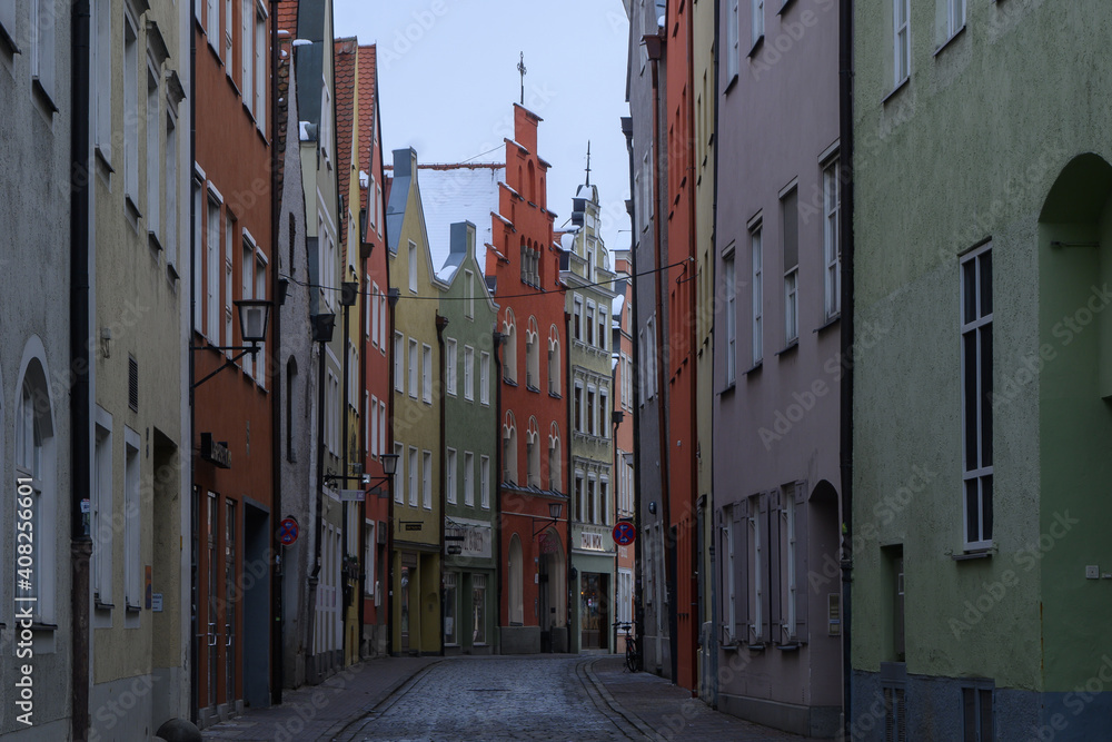View on the historic city of Landshut