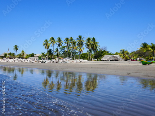 Plage de Jiquilillo au Nicaragua