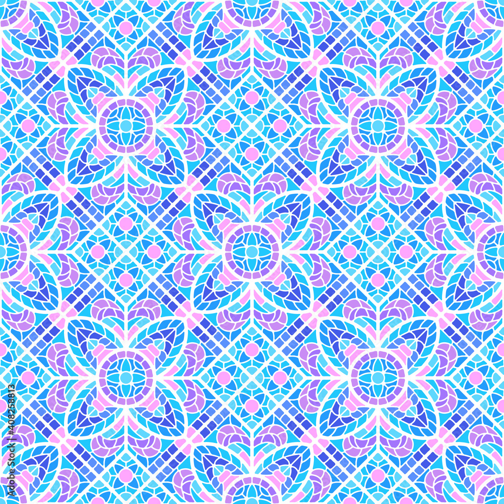 Ancient mosaic ceramic tile pattern. Ancient mosaic ceramic tile pattern.