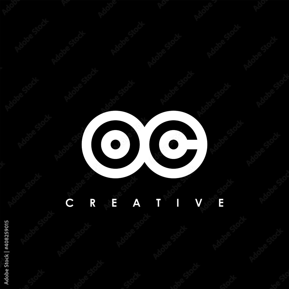 OC Letter Initial Logo Design Template Vector Illustration OC Letter Initial Logo Design Template Vector Illustration