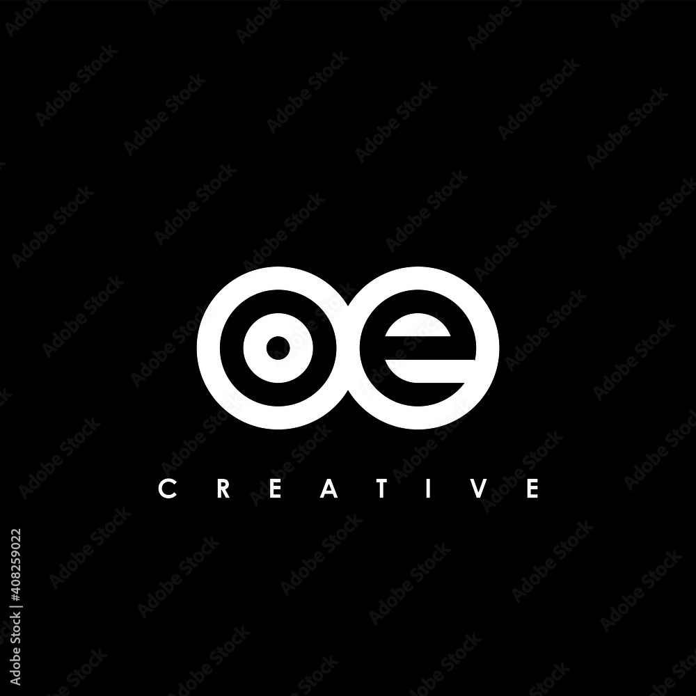 OE Letter Initial Logo Design Template Vector Illustration OE Letter Initial Logo Design Template Vector Illustration