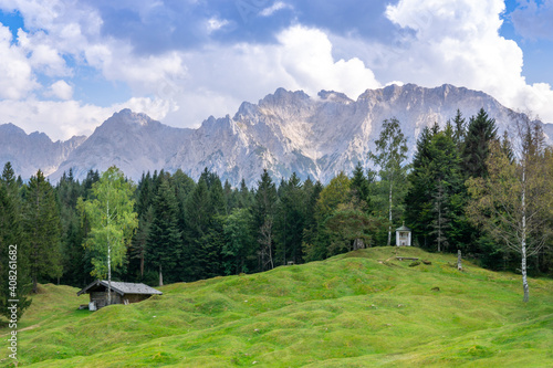 Karwendel Alm Wiese Bayern Deutschland