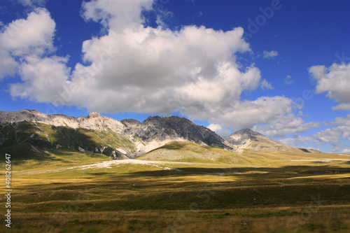 view of Campo Imperatore in Italy