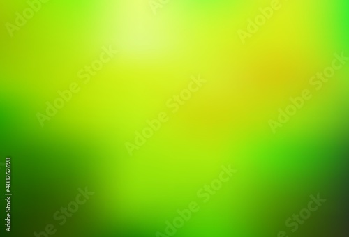 Light Green vector colorful blur backdrop.