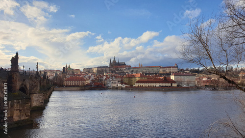 View over Prague city, Czech Repablic