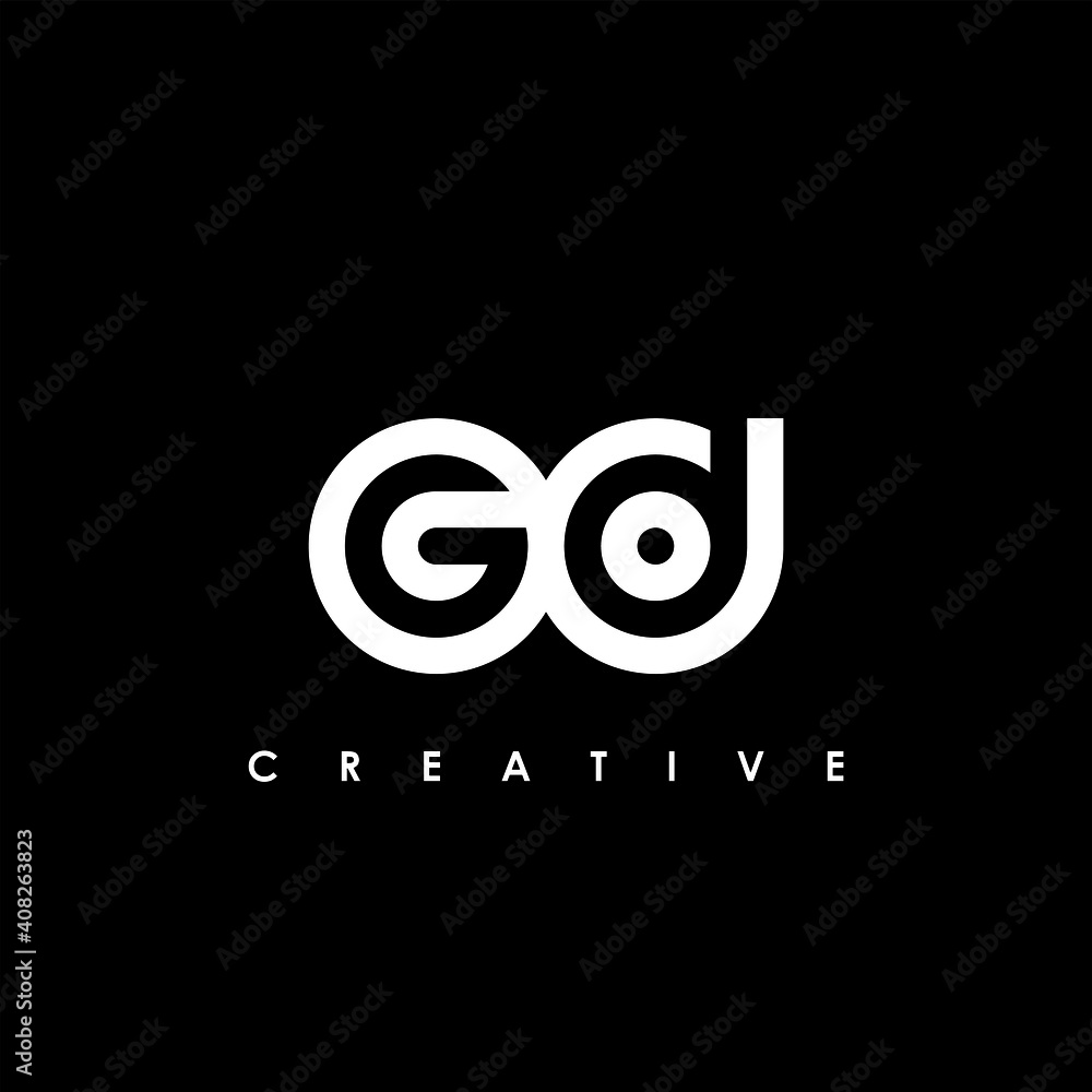 GD Letter Initial Logo Design Template Vector Illustration GD Letter Initial Logo Design Template Vector Illustration