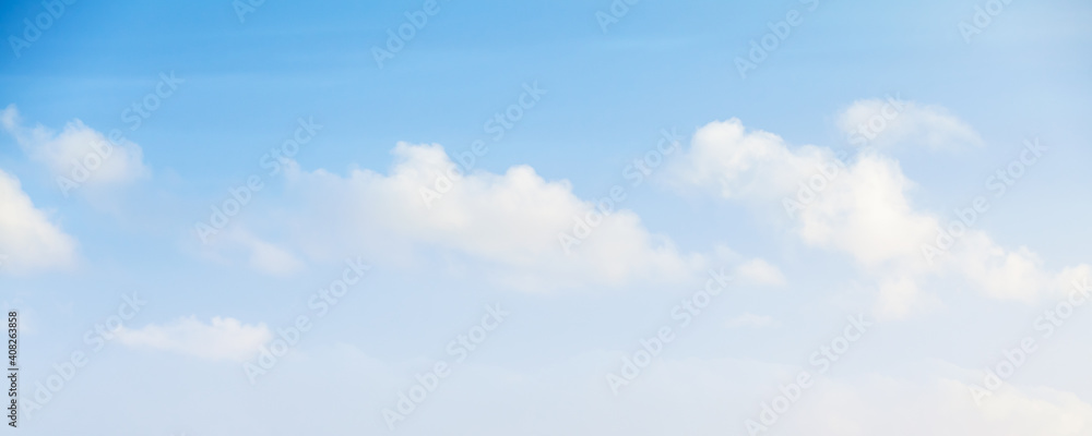 White cumulus clouds are in blue sky at daytime White cumulus clouds are in blue sky at daytime