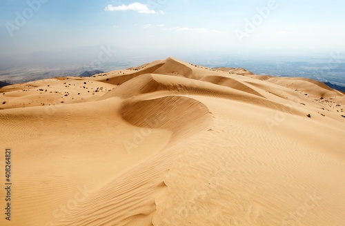 Cerro Blanco sand dune near Nasca or Nazca town in Peru