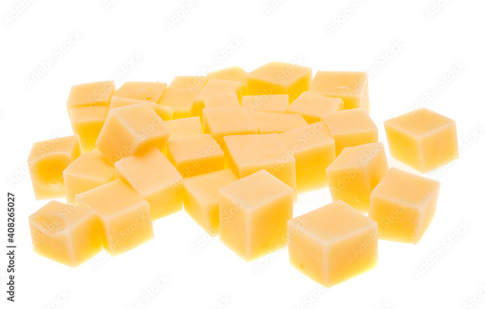 cheese cubes isolated cheese cubes isolated
