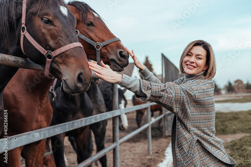 woman with horse