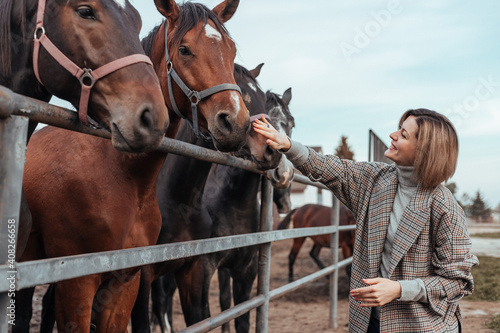 woman with horse