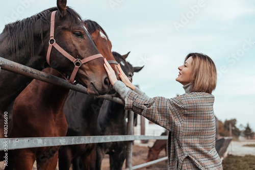 woman with horse