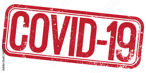 Covid-19. Vector Stamp. Coronavirus.