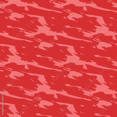 Vector seamless texture background pattern. Hand drawn, red colors. © Textures Backgrounds