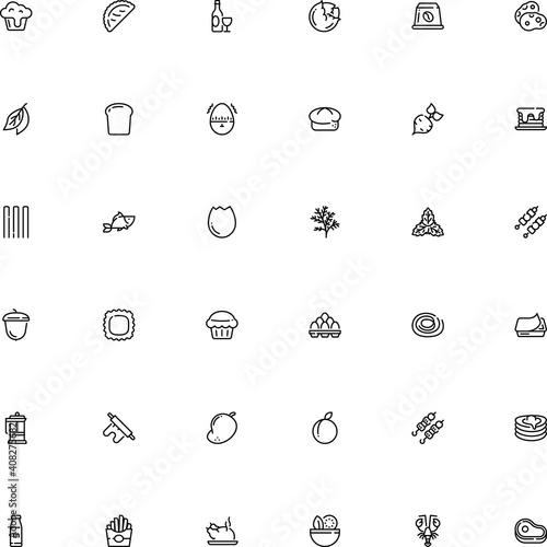 icon vector icon set such as: tropical, growth, lobster, effect, crust, flu, fork, eggshell, pack, leg, twig, microbes, curves, open, cancer, crustacean, toast, filter, microorganism, crack, bar