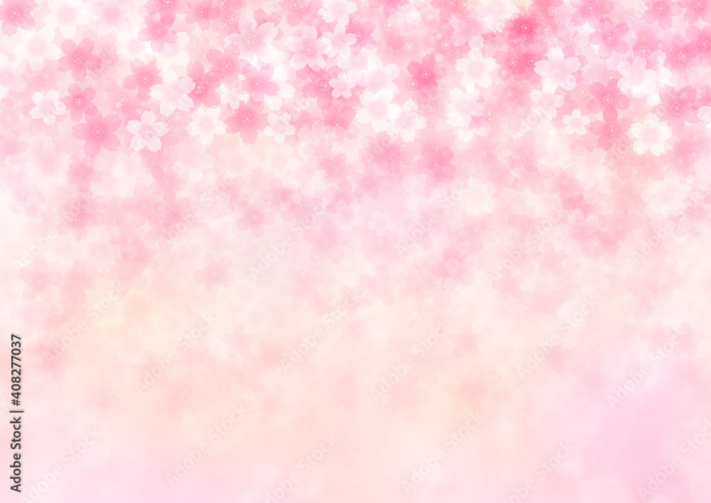 桜の背景イラスト 桜の背景イラスト