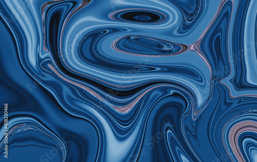 Fototapeta Naklejka Na Ścianę i Meble -  Luxury liquid wave abstract background or wavy folds grunge silk texture, elegant wallpaper design background