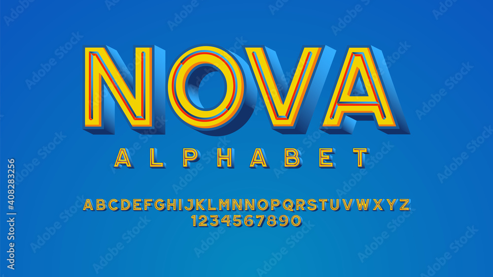 Artistic typography with beautiful effect