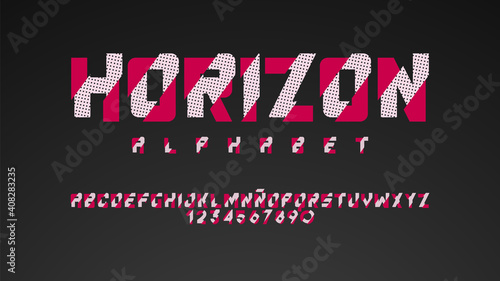 Estructural typography with beautiful effect	
