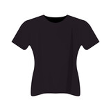 cotton shirt clothes black color icon