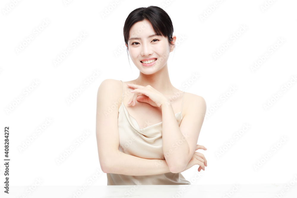 Portrait Of Beautiful Woman in Studio Portrait Of Beautiful Woman in Studio