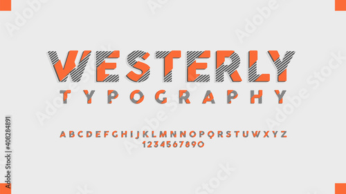 Elegant typeface with premium effect
