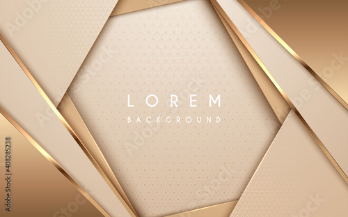 Abstract gold and white luxury background