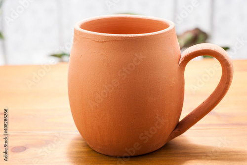 Traditional cup made from clay